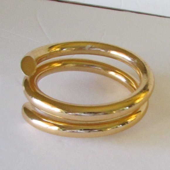 3 Costume Jewelry Cuff Bracelets - Picture 5 of 7